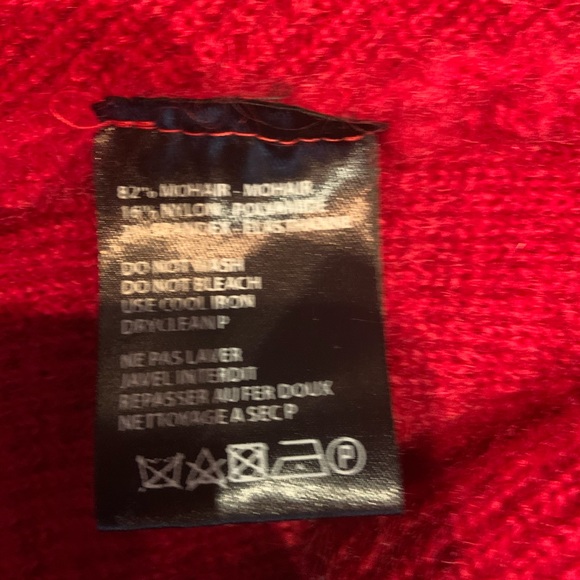 $1295 Haider Ackermann Red Cardigan Sweater Small - Picture 4 of 7